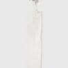 Embellished Halterneck Asymmetric Satin Dress Embellished Halterneck Asymmetric Satin Dress