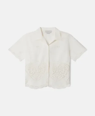 Embroidery Anglaise Cotton Shirt