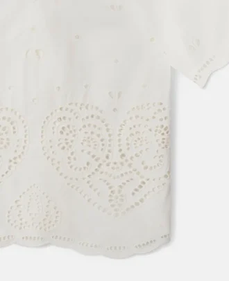 Embroidery Anglaise Cotton Shirt