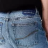 Faded Wide-Leg High-Rise Denim Jeans Faded Wide-Leg High-Rise Denim Jeans