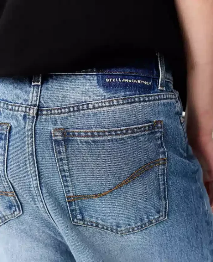 Faded Wide-Leg High-Rise Denim Jeans Faded Wide-Leg High-Rise Denim Jeans