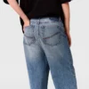 Faded Wide-Leg High-Rise Denim Jeans Faded Wide-Leg High-Rise Denim Jeans