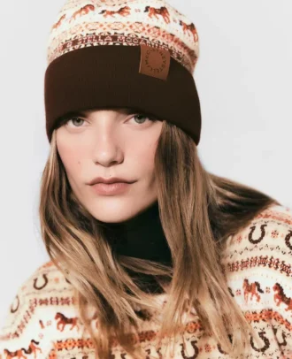 Fair Isle Wool Beanie