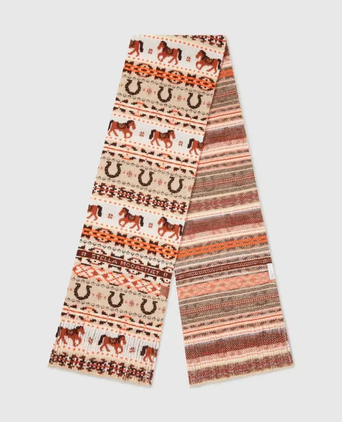 Fair Isle Wool Scarf Fair Isle Wool Scarf