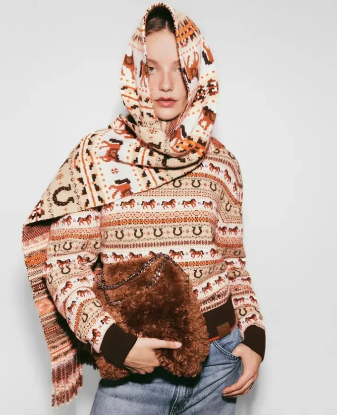 Fair Isle Wool Scarf Fair Isle Wool Scarf