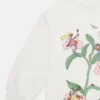Fairies Print Crewneck Sweatshirt Dress Fairies Print Crewneck Sweatshirt Dress