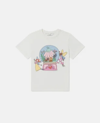 Fairies Print Crewneck T-Shirt