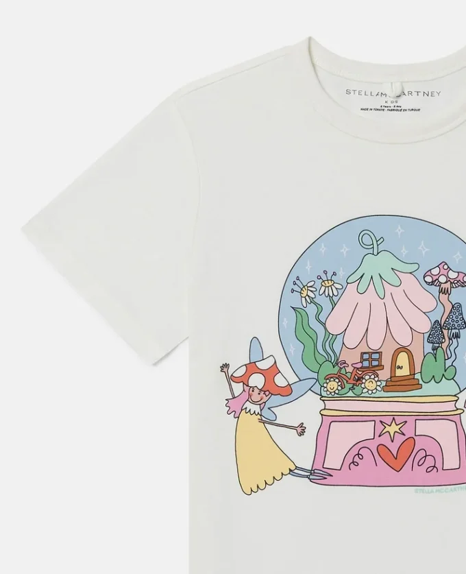 Fairies Print Crewneck T-Shirt