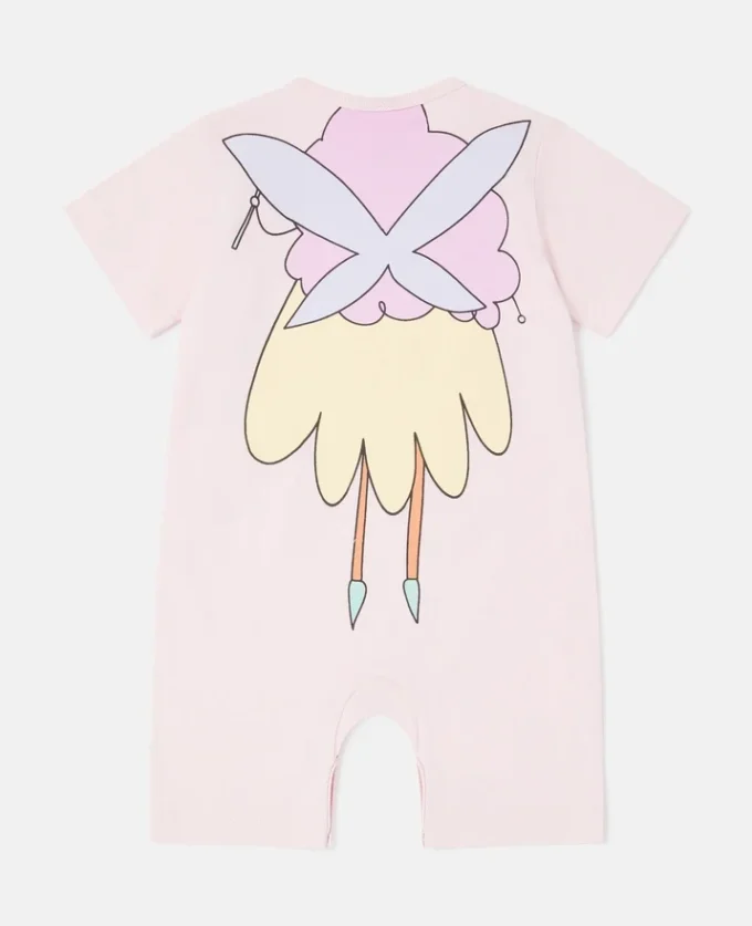 Fairy Graphic Crewneck Romper Fairy Graphic Crewneck Romper