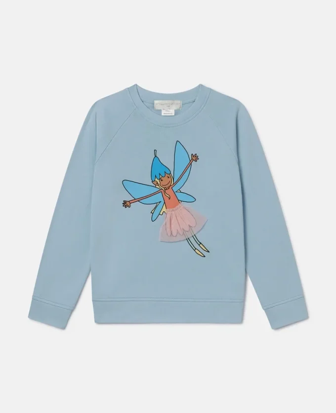 Fairy Graphic Crewneck Sweatshirt Fairy Graphic Crewneck Sweatshirt