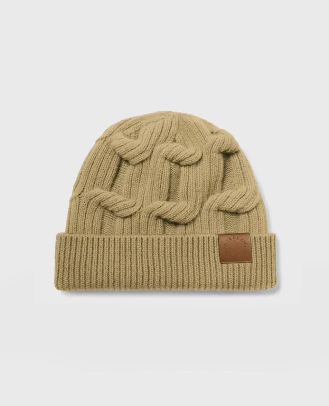 Falabella Cable-Knit Beanie Falabella Cable-Knit Beanie