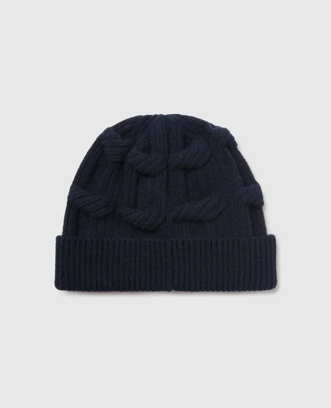 Falabella Cable-Knit Beanie Falabella Cable-Knit Beanie