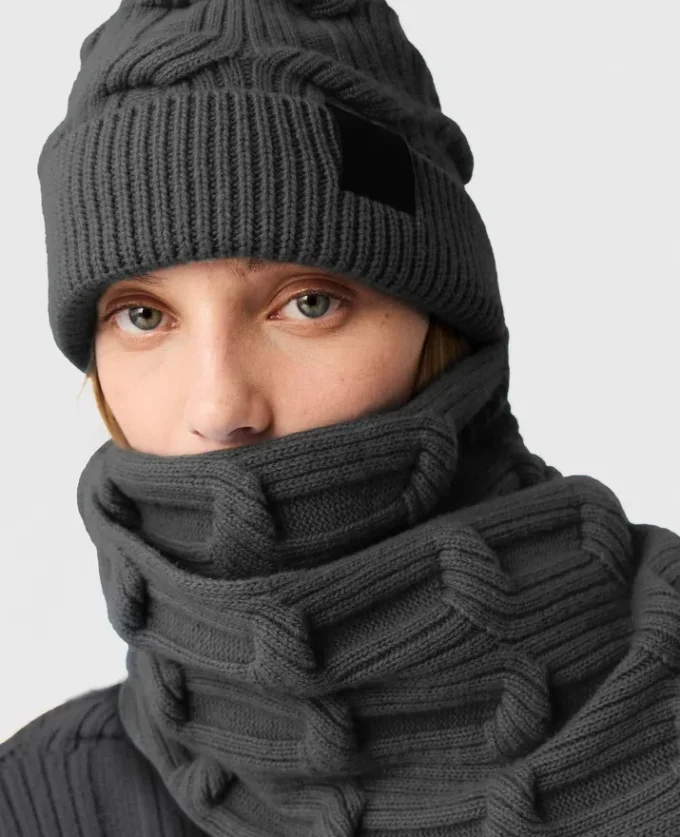 Falabella Cable-Knit Beanie Falabella Cable-Knit Beanie