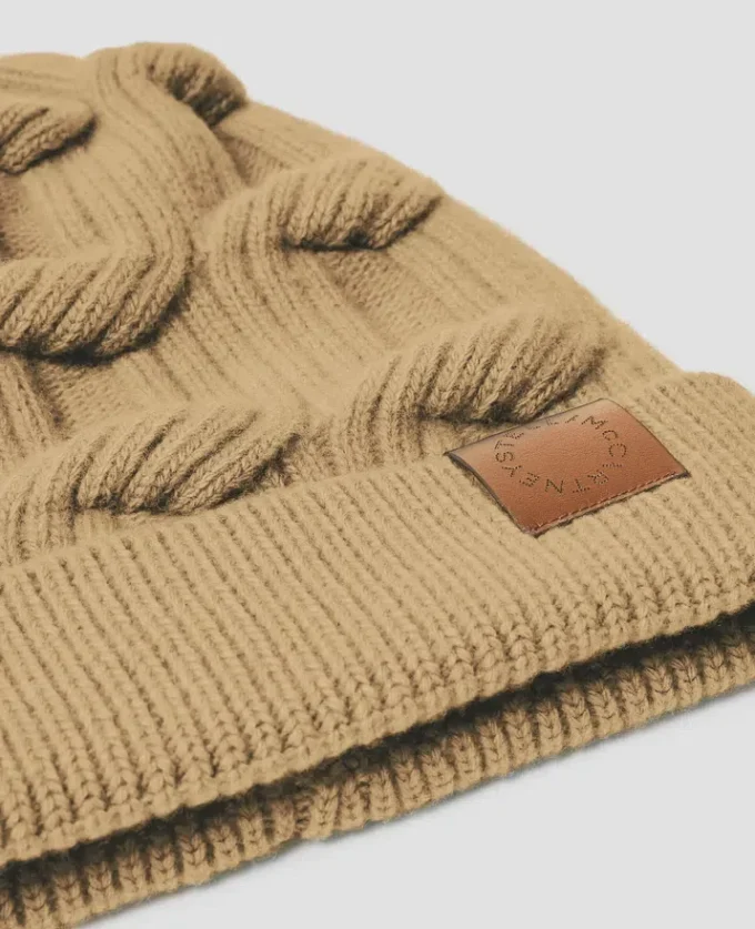 Falabella Cable-Knit Beanie Falabella Cable-Knit Beanie