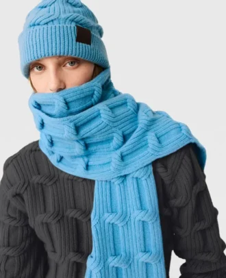 Falabella Cable-Knit Scarf