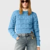 Falabella Cable-Knit Crewneck Jumper Falabella Cable-Knit Crewneck Jumper