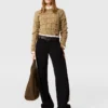 Falabella Cable-Knit Crewneck Jumper Falabella Cable-Knit Crewneck Jumper