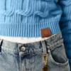 Falabella Cable-Knit Crewneck Jumper Falabella Cable-Knit Crewneck Jumper