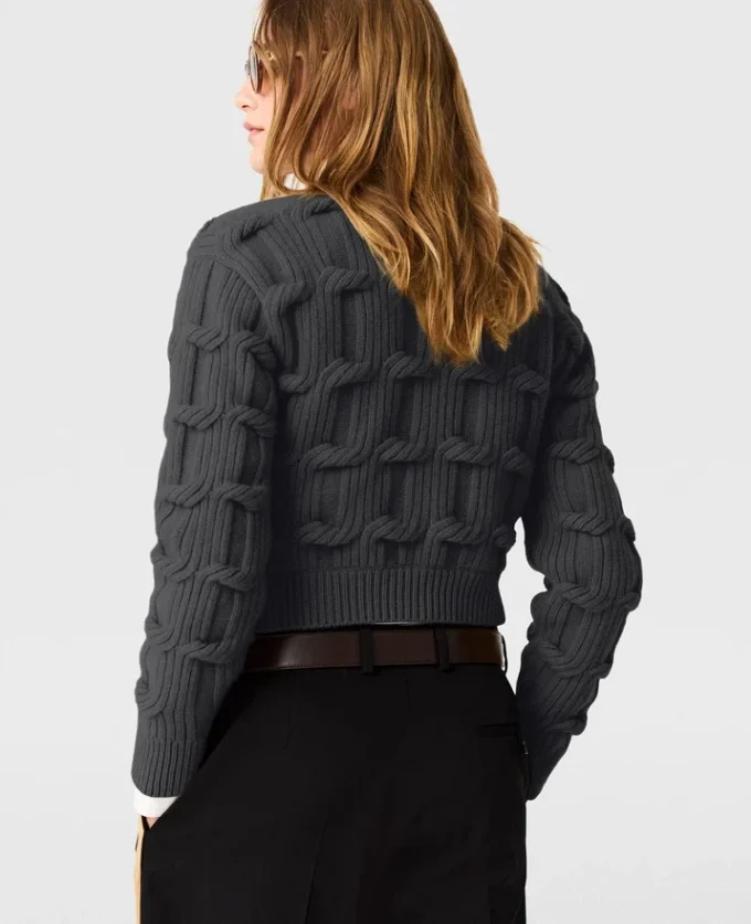Falabella Cable-Knit Crewneck Jumper Falabella Cable-Knit Crewneck Jumper