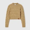 Falabella Cable-Knit Crewneck Jumper Falabella Cable-Knit Crewneck Jumper