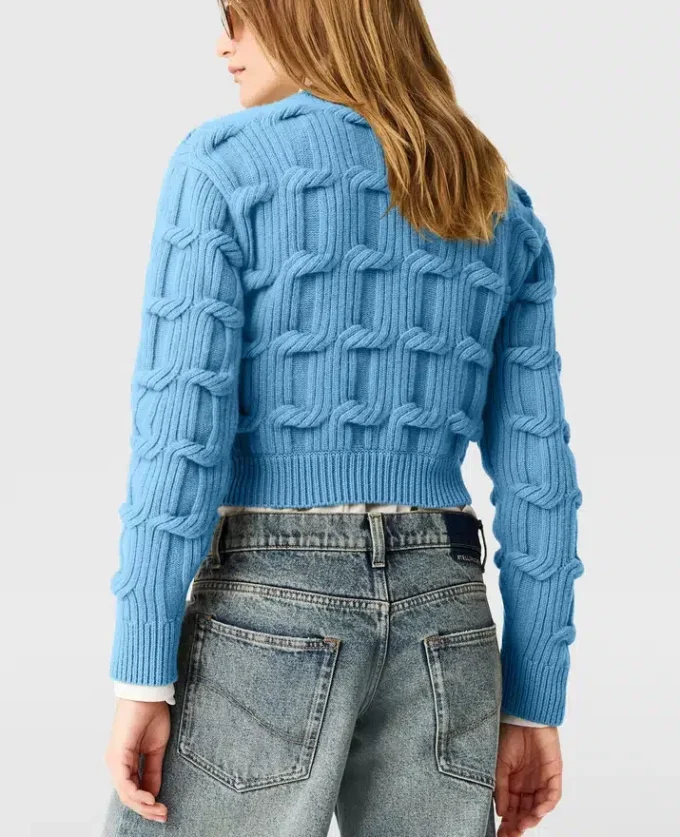 Falabella Cable-Knit Crewneck Jumper Falabella Cable-Knit Crewneck Jumper