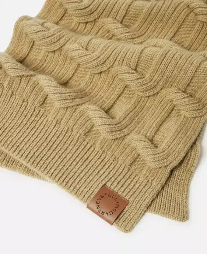Falabella Cable-Knit Scarf Falabella Cable-Knit Scarf