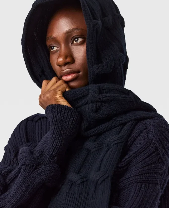 Falabella Cable-Knit Scarf Falabella Cable-Knit Scarf