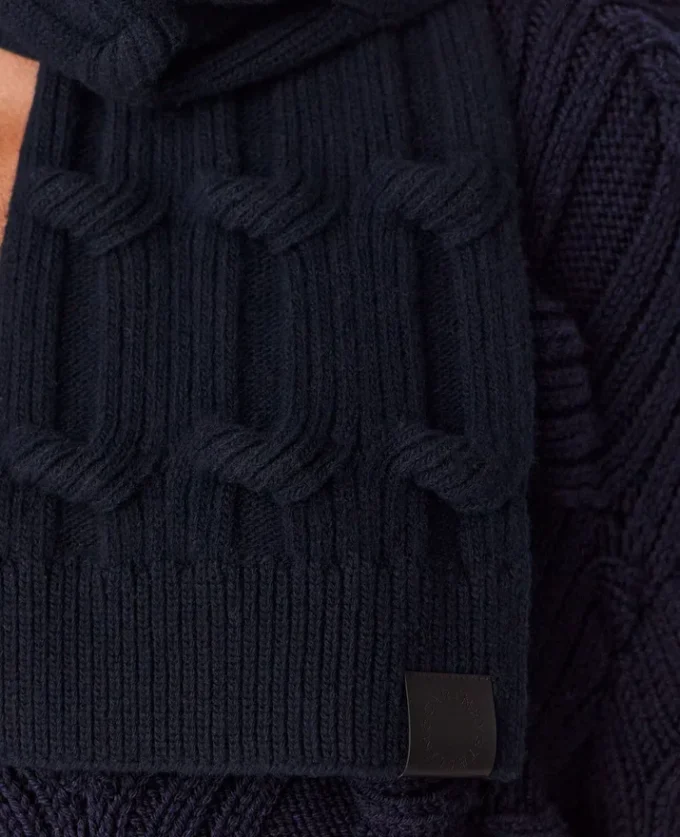 Falabella Cable-Knit Scarf Falabella Cable-Knit Scarf