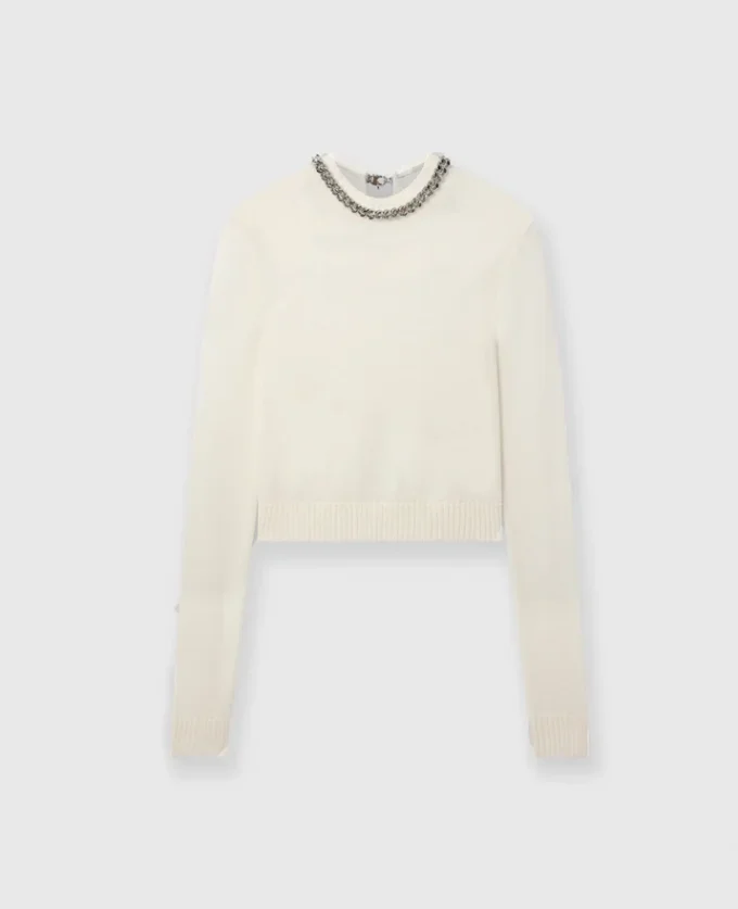 Falabella Chain Fine-Knit Sweater Falabella Chain Fine-Knit Sweater
