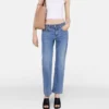 Falabella Chain Light Wash Cropped Jeans
