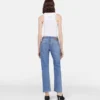 Falabella Chain Light Wash Cropped Jeans