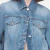 Falabella Chain Light Wash Denim Jacket Falabella Chain Light Wash Denim Jacket