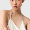 Falabella Chain Strap Satin Dress Falabella Chain Strap Satin Dress