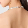 Falabella Chain Strap Satin Dress Falabella Chain Strap Satin Dress