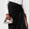 Falabella Cracked Metallic Drawstring Crossbody Bag Falabella Cracked Metallic Drawstring Crossbody Bag