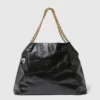 Falabella Crocodile-Embossed Drawstring Tote Bag Falabella Crocodile-Embossed Drawstring Tote Bag