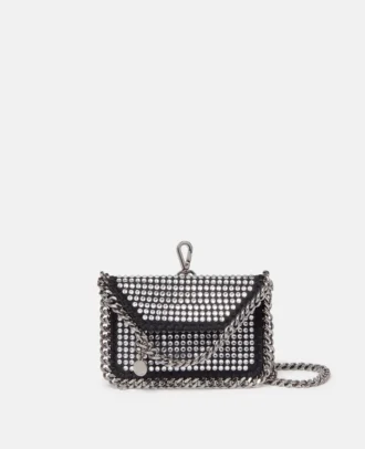 Falabella Crystal Cardholder on Chain