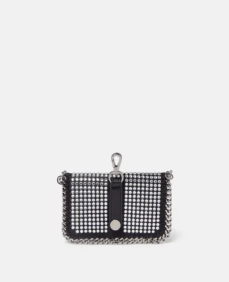 Falabella Crystal Cardholder on Chain