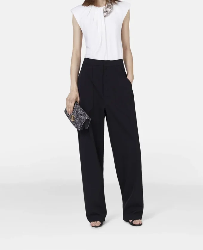Falabella Crystal Chain Sleeveless Top Falabella Crystal Chain Sleeveless Top