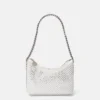 Falabella Crystal Hotfix Zippered Shoulder Bag Falabella Crystal Hotfix Zippered Shoulder Bag