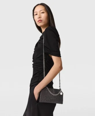 Falabella Crystal Mesh Crossbody Bag