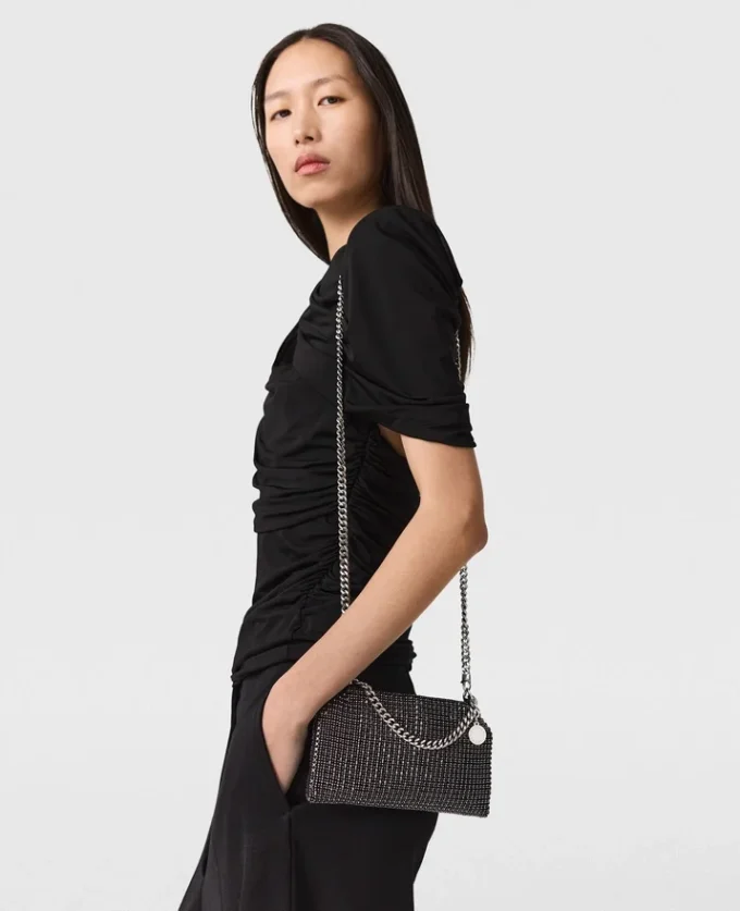 Falabella Crystal Mesh Crossbody Bag Falabella Crystal Mesh Crossbody Bag