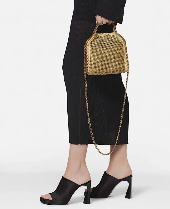 Falabella Crystal Mesh Mini Tote Bag Falabella Crystal Mesh Mini Tote Bag