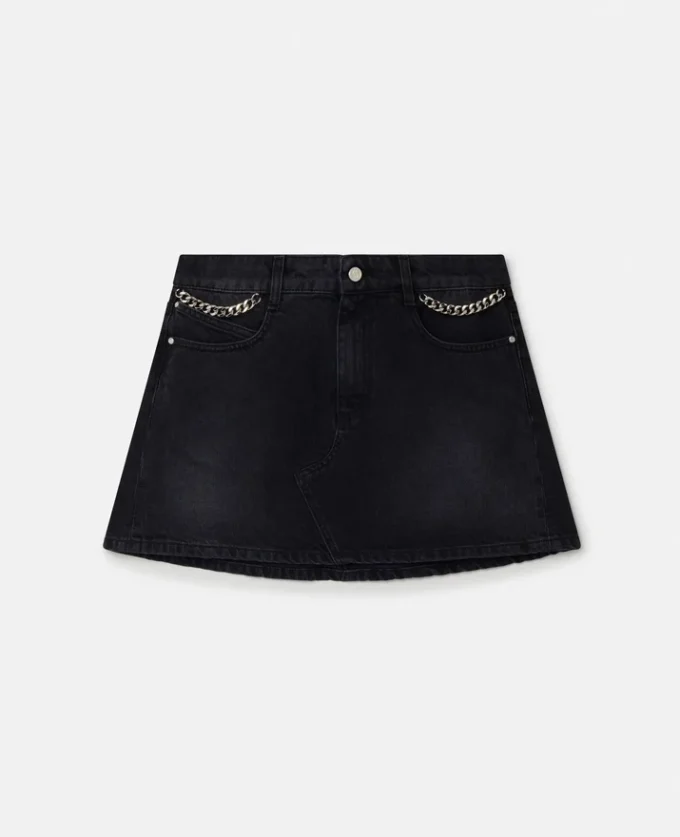 Falabella Denim Mini Skirt Falabella Denim Mini Skirt