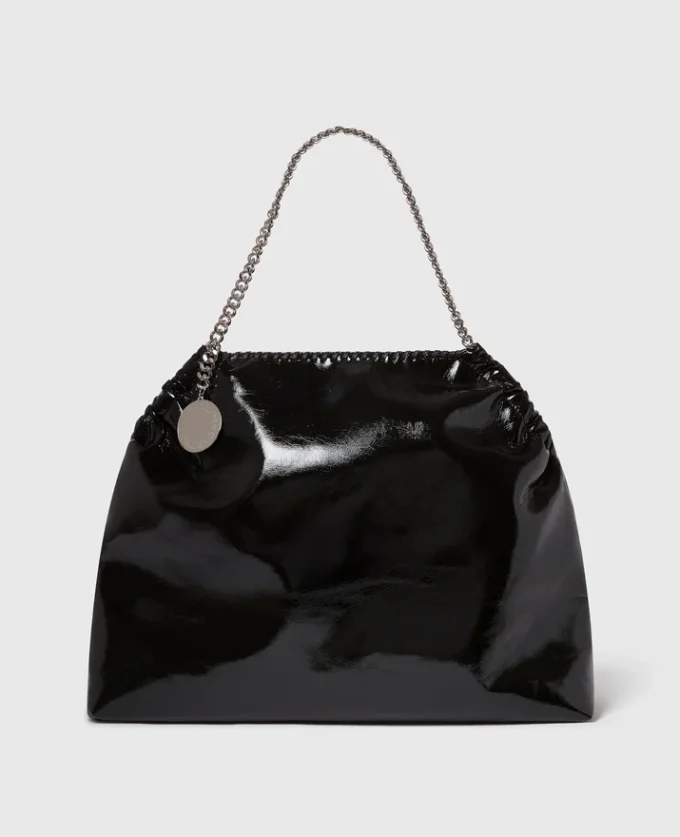 Falabella Drawstring Patent Tote Bag Falabella Drawstring Patent Tote Bag