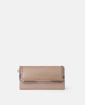 Falabella Flap Continental Pearlescent Wallet