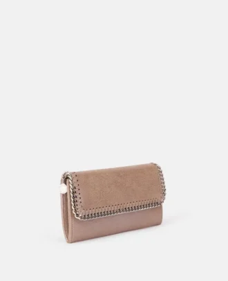 Falabella Flap Continental Pearlescent Wallet