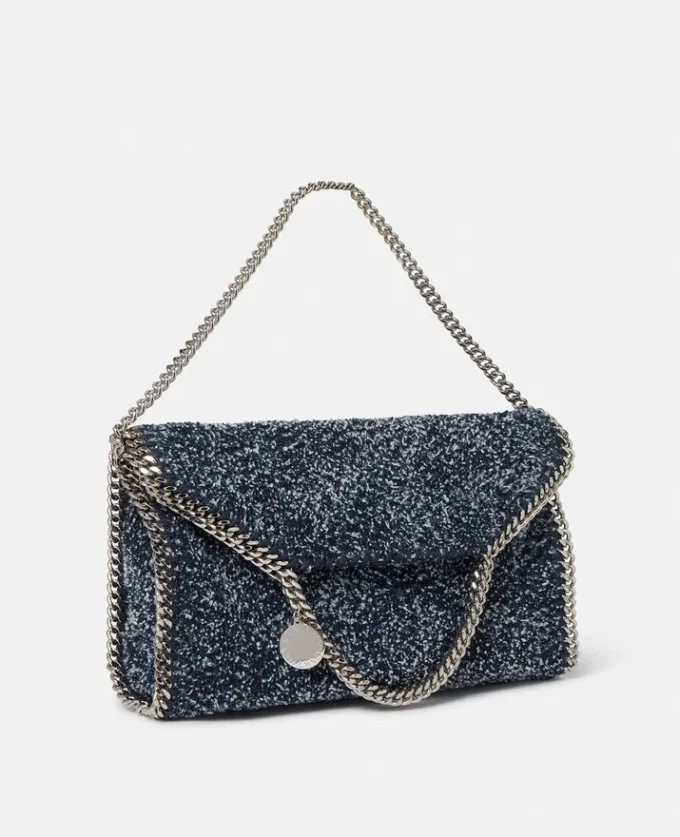 Falabella Fold-Over Bouclé Tote Bag Falabella Fold-Over Bouclé Tote Bag