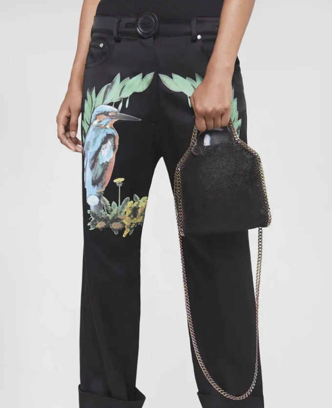 Falabella Holographic Chain Tiny Tote Bag Falabella Holographic Chain Tiny Tote Bag