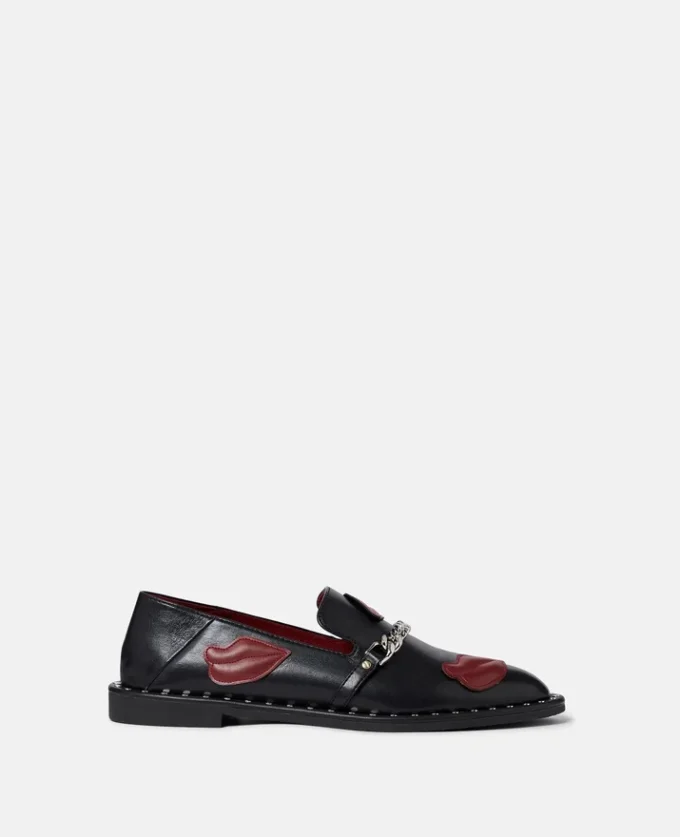 Falabella Lip Appliqué Loafers Falabella Lip Appliqué Loafers